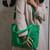 Coco Quilt Tote – Green