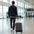 Avantti Small Trolley Case with Front Pocket - Black