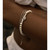Silver Claddagh Pearl Bracelet