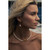 Gold Claddagh Pearl Necklace
