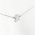 Silver Slim Ireland Map Necklace