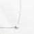 Silver Heart Grá Pendant Necklace