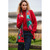 Claddagh Knit Scarf Pink Green And Red