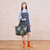Flower Galaxy Midnight Axis Tote