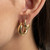 Barrel Hoop Earrings – Gold