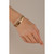Gold Polished & Stone-Set Bangle