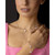 Gold & Pink Clover Necklace