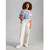 Isabella Wavy Cardigan - Ivory Multi