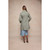 Aimee Tweed Coat - Soft Fern Check