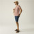 Men's Benlin T-Shirt - Brick White Stone Stripe