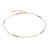 Frozen Motion Necklace - White/Gold