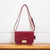 Liberty Talie Flap Over Crossbody Bag - Dark Red