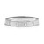 Pretty Bangles Oval Cz White Satinshine Wide – Medium