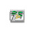 Sterling Silver Yellow Palm Tree - Composable Charm