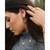 Claddagh Celtic Knot Stud Earrings in Gold