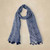 Erin Tassle Scarf – Navy