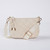 Emilia Diagonal Quilted Crossbody – Cream Lining