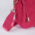 Emilia Diagonal Quilted Crossbody – Fuchsia Lining