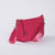 Emilia Diagonal Quilted Crossbody – Fuchsia Lining