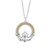 Gold & Silver Plated Claddagh Pendant