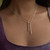 Síoda Sterling Silver Long Drop Pendant