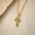 Gold Celtic Cross Necklace