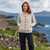 Traditional Hand-Knit Aran Lumber Cardigan