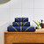 Linear Stem Navy Hand Towel