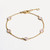 Stepping Stone Bracelet – Rose Quartz, Gold Vermeil