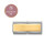 Classic Gold Engravable Double Charm