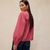 Lana Jacquard Top - Pink