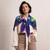 Bethany Pleated Lightweight Scarf - Purple