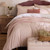 Neve Flora Quilt Set - Plaster Pink