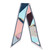 Vegan Silk Foulard - Multi Colour Abstract