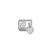 Double Heart CZ Pendant - Composable Charm