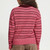 Ihsage Pullover - Fruit Dove With Zinfandel Stripe