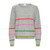 Ihdasila Pullover - Grey Melange With Multicolour Stripe