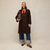 Kelsey Boucle Wool Blend Coat - Brown