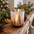 Gold Pine Trees Tealight Holder