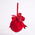 Red Velvet Bauble with Holly