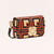 Lena Mini Crossbody - Retro Flower Check Orange 