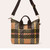 Carry Grab Bucket Bag - Cubic Check Cocoa 