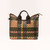 Carry Grab Bucket Bag - Cubic Check Cocoa 