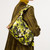 Puffy Reversible Shoulder Bag - Solid Stem Khaki & Fern 