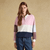 Colour Block Long Sleeve Cotton Collared Rugby Deckshirt