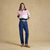 Colour Block Long Sleeve Cotton Collared Rugby Deckshirt