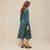 Megan Jersey Dress - Teal Multi