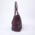 Fernanda Woven Tote - Burgundy