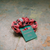 Pink 'Pints' Satin Scrunchie