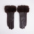 Gemma Leather Look Gloves With Gift Box – Chocolate